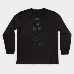 NO PLACE LIKE HOME CA Kids Long Sleeve T-Shirt